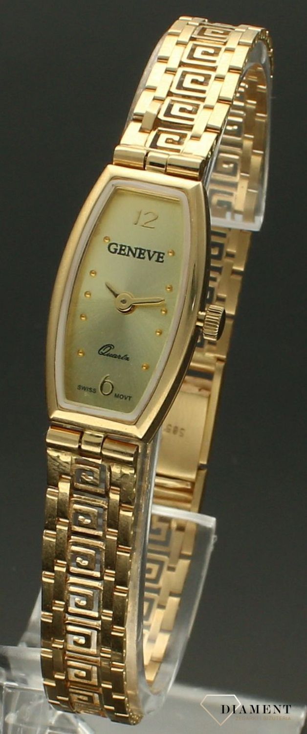 Złoty zegarek Geneve damski 585 biżuteryjna bransoletka 20 gram złota ZG 29B (2).jpg